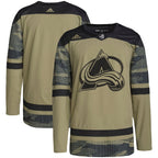 Colorado Avalanche adidas Military Appreciation Team Authentic Practice Jersey - Camo