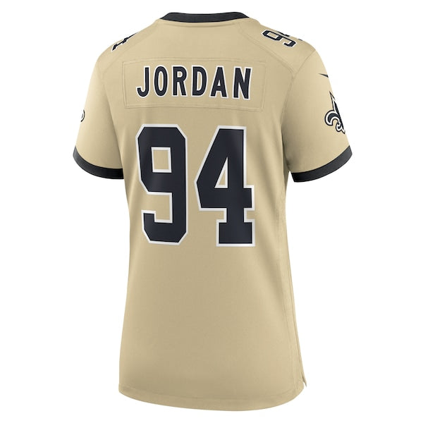 Cameron Jordan New Orleans Saints Nike Women's Gameday Golds Alternate Game Player Jersey - Gold