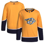 Nashville Predators adidas Men's Home Primegreen Authentic Jersey - Gold