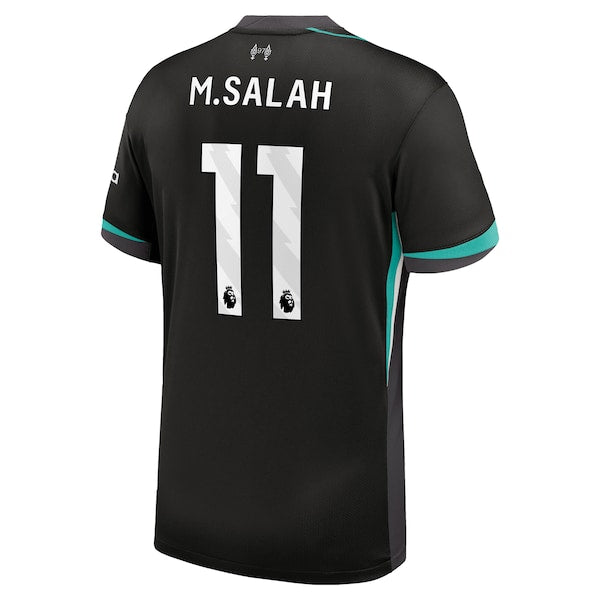 Mohamed Salah Liverpool Nike 2024/25 Away Replica Jersey - Forest Green