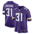 Khyree Jackson Minnesota Vikings Nike Game Jersey -  Purple