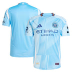 New York City FC adidas 2025 The Excelsior Kit Authentic Jersey - Light Blue