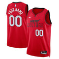Miami Heat Nike Unisex 2024/25 Custom Swingman Jersey - City Edition - Red