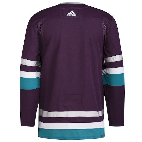Anaheim Ducks adidas 30th Anniversary Primegreen Authentic Jersey – Purple