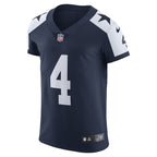 Dak Prescott Dallas Cowboys Nike Alternate Vapor Elite Player Jersey - Navy/White