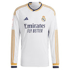Vini Jr. Los Merengues adidas Home 2023/24 Authentic Long Sleeve Jersey - White