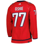TJ Oshie Washington Capitals adidas  Primegreen Authentic Player Jersey - Red/Navy