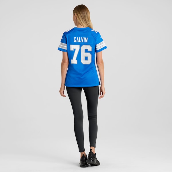 Connor Galvin Detroit Lions Nike Women's Team Game Jersey -  Blue