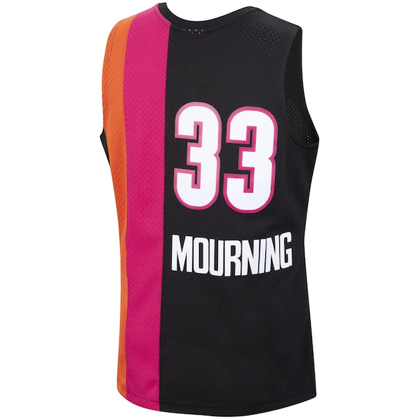 Alonzo Mourning Miami Heat 2005/2006 Hardwood Classics Swingman Jersey - Black