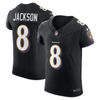 Lamar Jackson Baltimore Ravens Nike Alternate Vapor F.U.S.E. Elite Jersey - Black