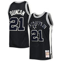 Tim Duncan San Antonio Spurs 1998/99 Hardwood Classics Off-Court Swingman Jersey - Black