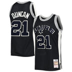 Tim Duncan San Antonio Spurs 1998/99 Hardwood Classics Off-Court Swingman Jersey - Black