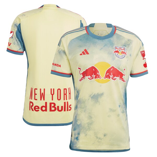 New York Red Bulls adidas 2024 Daniel Patrick Kit Authentic Jersey - Yellow