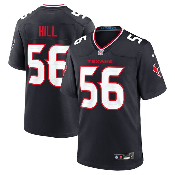Jamal Hill Houston Texans Nike Team Game Jersey -  Navy