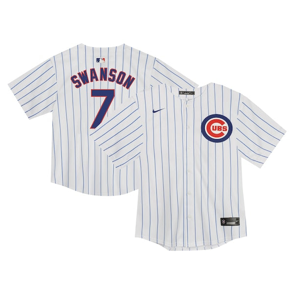 Dansby Swanson Chicago Cubs Nike Toddler  Game Jersey - White