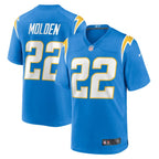 Elijah Molden Los Angeles Chargers Nike Team Game Jersey -  Powder Blue