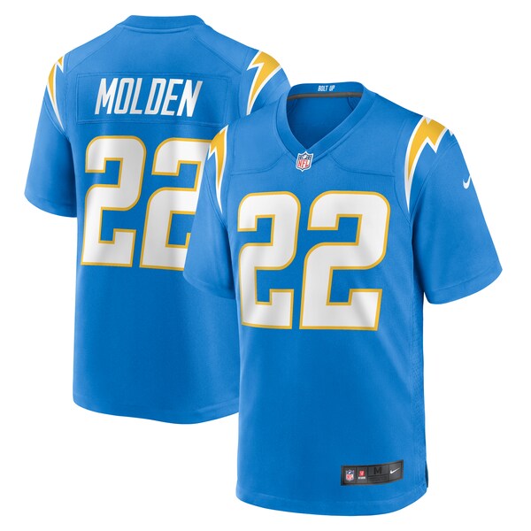 Elijah Molden Los Angeles Chargers Nike Team Game Jersey -  Powder Blue