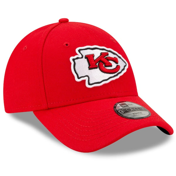Kansas City Chiefs New Era Youth League 9FORTY Adjustable Hat - Red