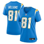 Mike Williams Los Angeles Chargers Nike Women's Team Game Jersey -  Powder Blue