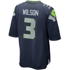 Russell Wilson Seattle Seahawks Nike Youth Team Color Game Jersey - College Navy/White