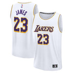 LeBron James Los Angeles Lakers  Youth Fast Break Replica Player Jersey - Association Edition - White