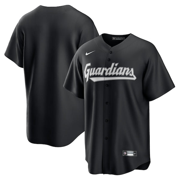 Cleveland Guardians Nike Lights Out Replica Jersey - Black