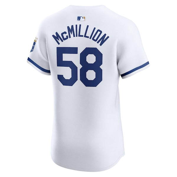 John McMillon Kansas City Royals Nike Home Elite Player Jersey - White