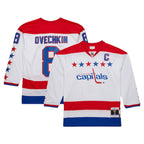 Alexander Ovechkin Washington Capitals  2012/13 Alternate Captain Blue Line Player Jersey - White/Black