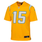 Ladd McConkey Los Angeles Chargers Nike Youth Alternate Charger Power Game Player Jersey - Gold/Navy