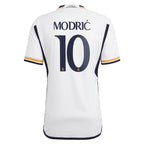Luka Modric Los Merengues adidas 2023/24 Home Replica Jersey - White/Navy
