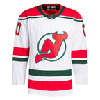 New Jersey Devils adidas 2022/23 Heritage Primegreen Authentic Pro Custom Jersey - White