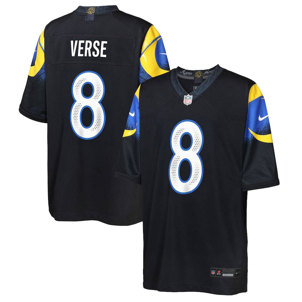 Jared Verse Los Angeles Rams Nike Youth 2025 RIVALRIES Vapor Limited Jersey - Navy