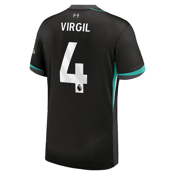 Virgil van Dijk Liverpool Nike 2024/25 Away Replica Jersey - Forest Green