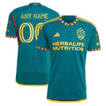 LA Galaxy adidas 2024 LA Kit Authentic Custom Jersey - Green