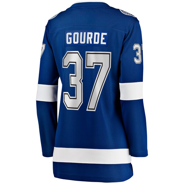 Yanni Gourde Tampa Bay Lightning  Women's Home Breakaway Player Jersey - Blue