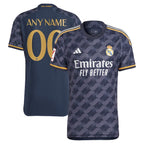 Los Merengues adidas 2023/24 Away Authentic Custom Jersey - Navy