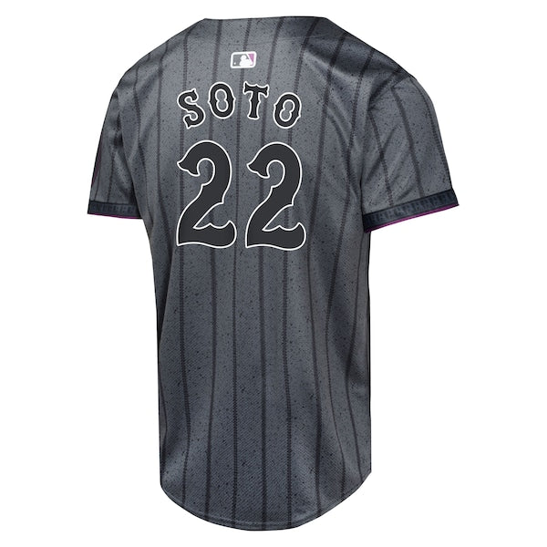 Juan Soto New York Mets Nike Youth City Connect Limited Jersey  - Gray
