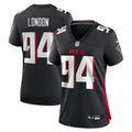 LaCale London Atlanta Falcons Nike Women's Team Game Jersey -  Black