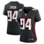 LaCale London Atlanta Falcons Nike Women's Team Game Jersey -  Black