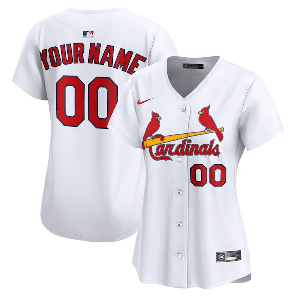 St. Louis Cardinals Nike Women's Home Limited Custom Jersey - White