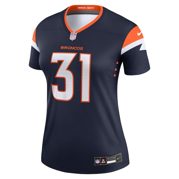 Justin Simmons Denver Broncos Nike Women's Alternate Legend Jersey - Navy