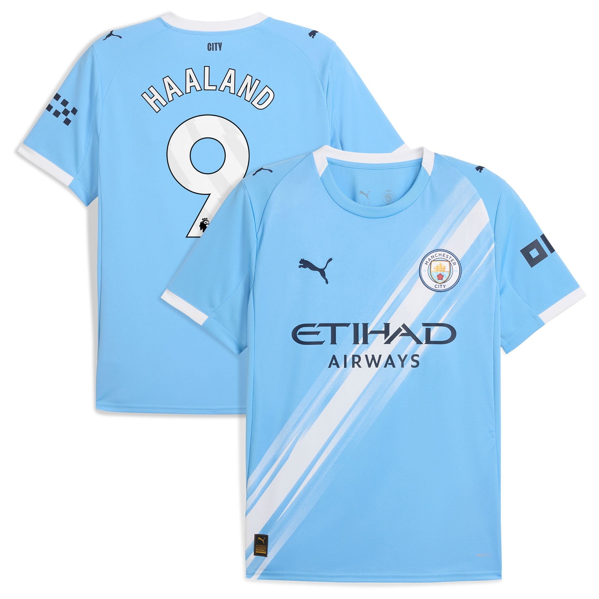 Manchester City Puma 2025/26 Third Replica Jersey - Green/Neon Green/Black/Light Blue