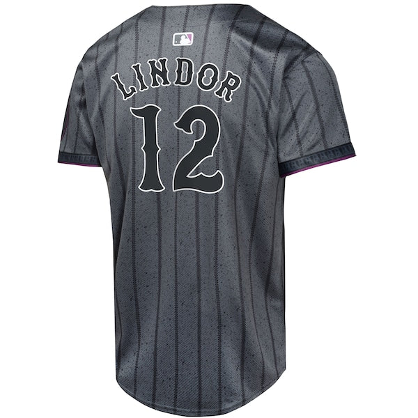 Francisco Lindor New York Mets Nike Youth 2024 City Connect Limited Player Jersey - Graphite
