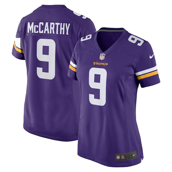J.J. McCarthy Minnesota Vikings Nike Women's 2024 NFL Draft First Round Pick Player Game Jersey - Purple