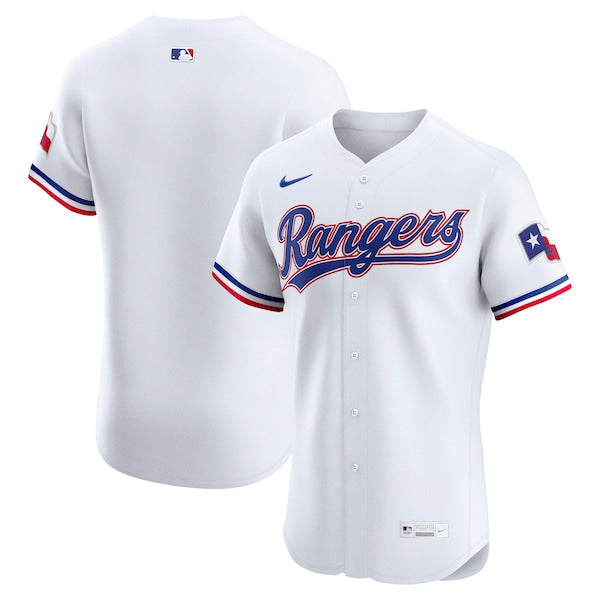 Texas Rangers Nike Home Elite Jersey - White
