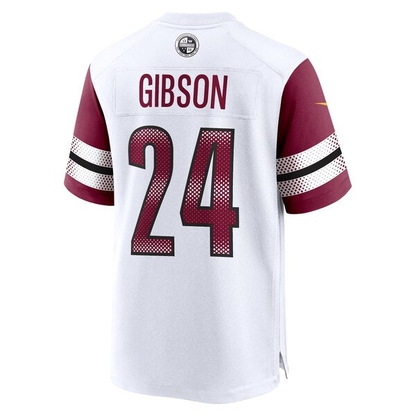 Antonio Gibson Washington Commanders Nike Game Jersey - White/Black/Burgundy