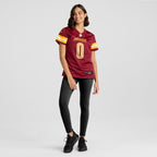 Mike Sainristil Washington Commanders Nike Women's  Game Jersey -  Burgundy