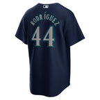 Julio Rodriguez Seattle Mariners Nike Official Replica Player Jersey - Navy/Aqua/White