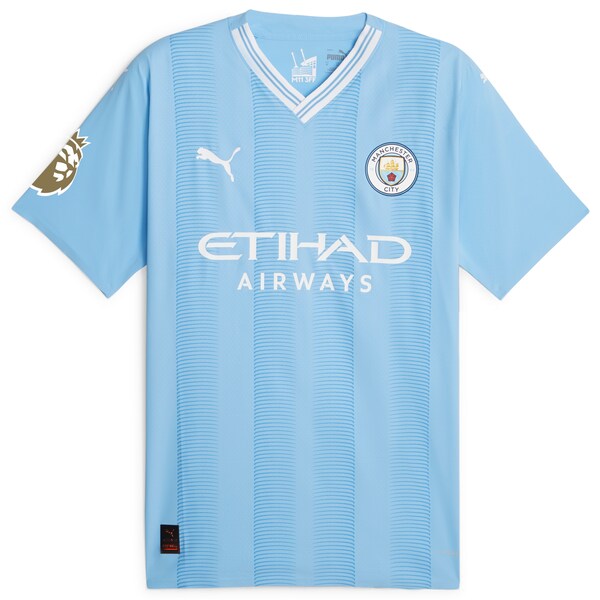 Manchester City Puma 2023/24 Authentic Jersey - Sky Blue
