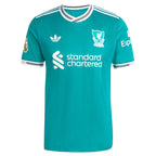 Liverpool adidas 2025/26 Third Authentic Custom Jersey - Green/Red